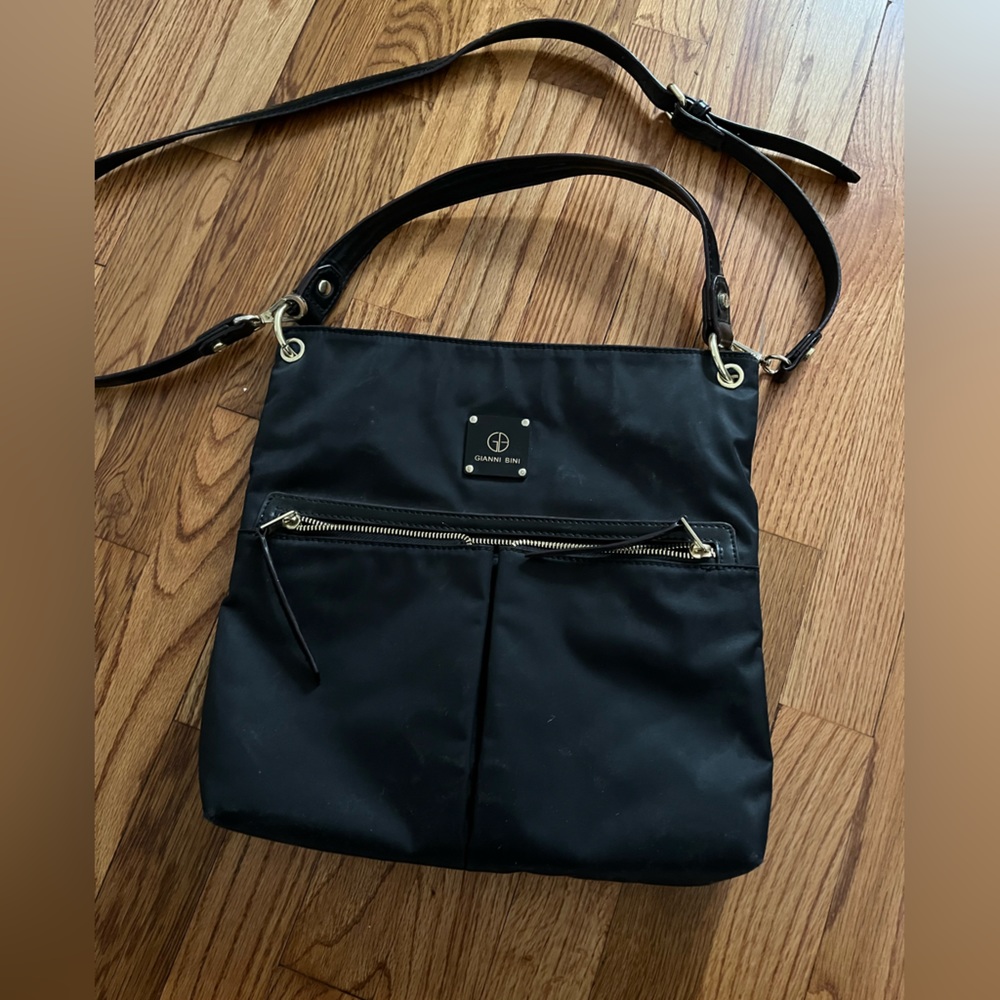 Black Gianni Bini Cross Body Bag